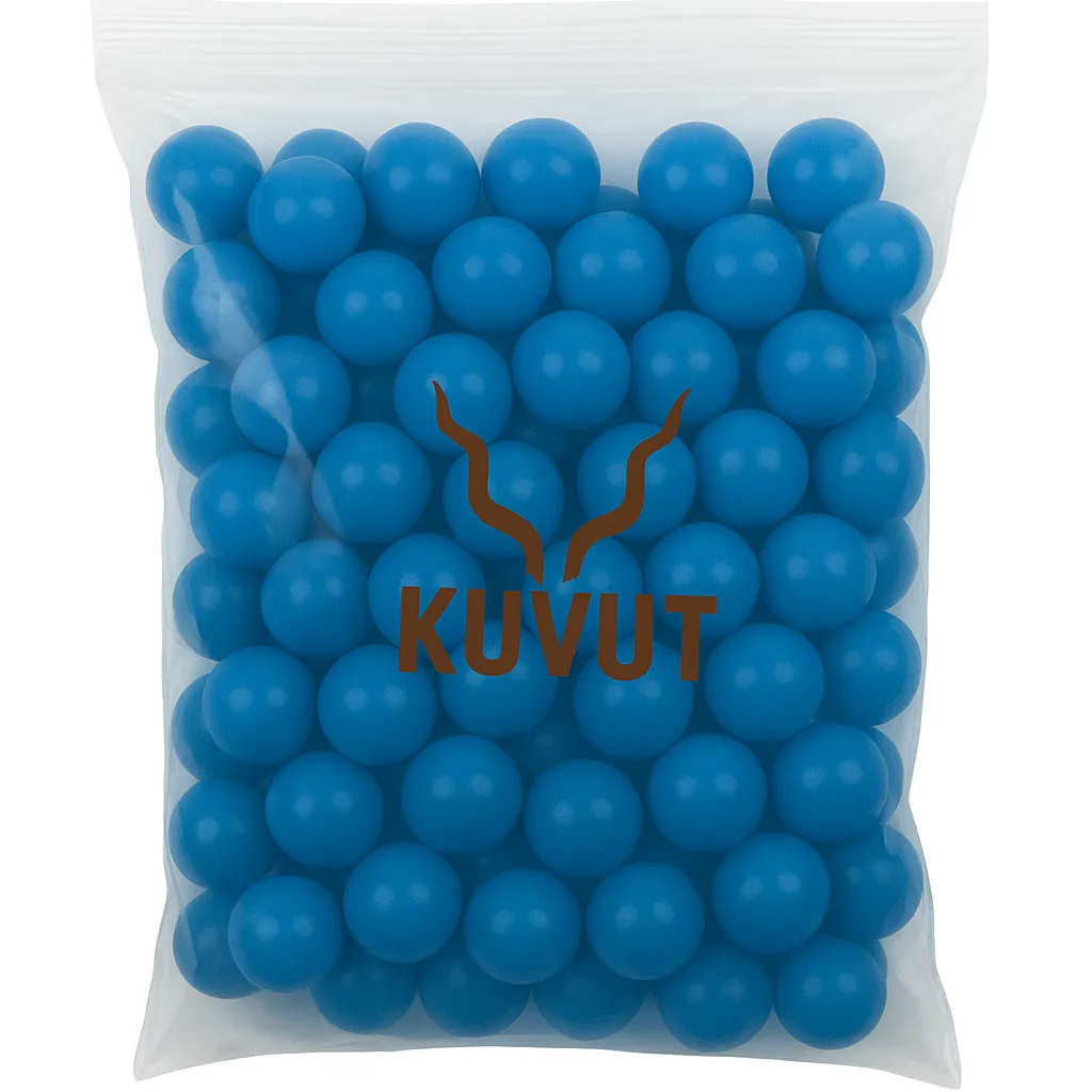 KuVut Competition Paintballs .68 Cal - Pack of 500 Blue