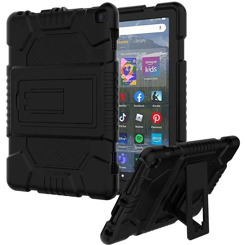 Amazon Fire HD 8 Tablet, 8" HD Display With Rugged Rubber Cover - BLACK