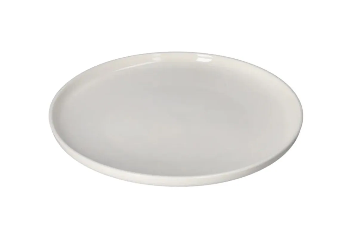 Round White Ceramic Dinner Plate 26cm - 6-Piece Set