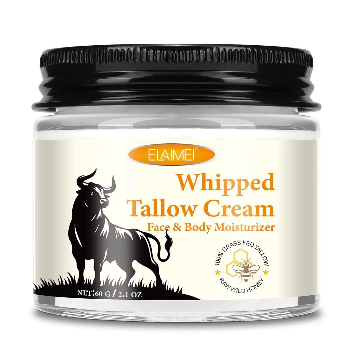 Beef Tallow Honey Balm - 60g Deep Moisturizing Face Cream