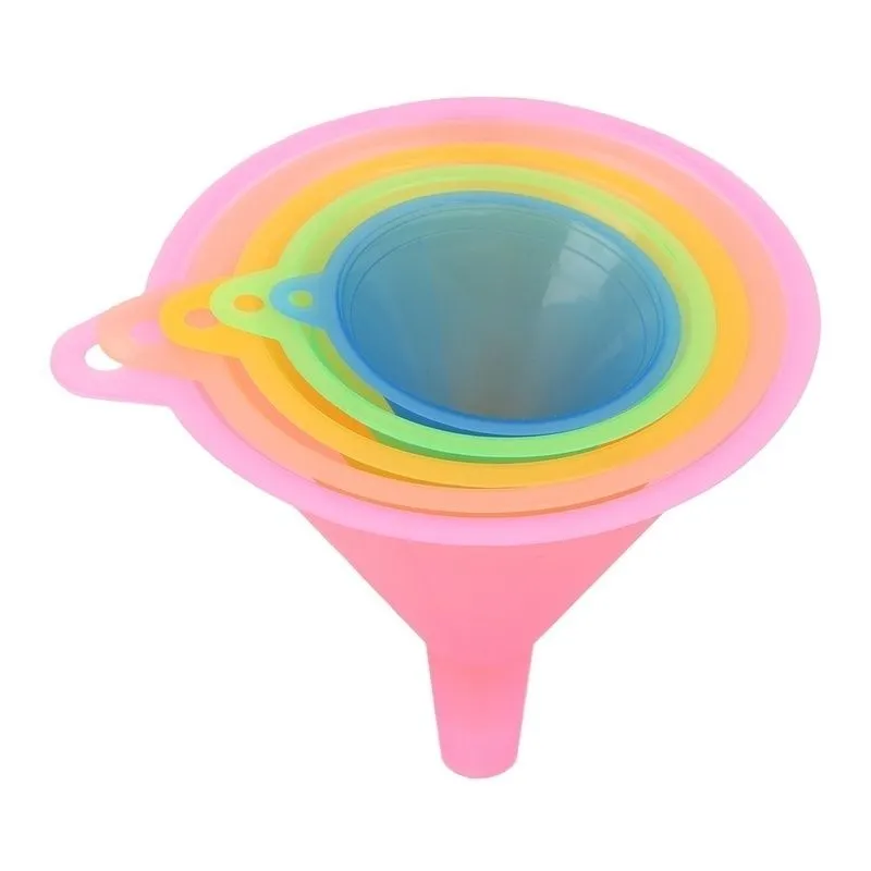 Pinkycolor Translucent Kitchen Mini Funnel Set