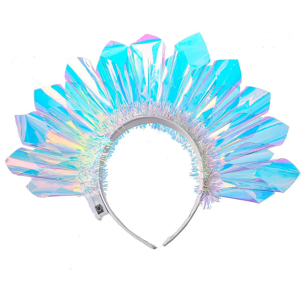 LED Headband - Light Up Headband for Party Supplies - Crown Hair Quality
