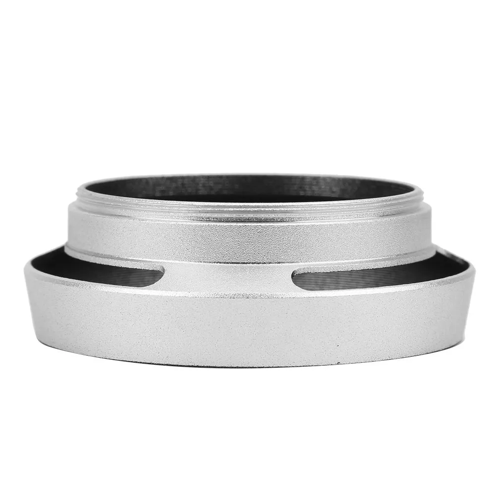49mm Alloy Bevel Lens Hood (Silver)