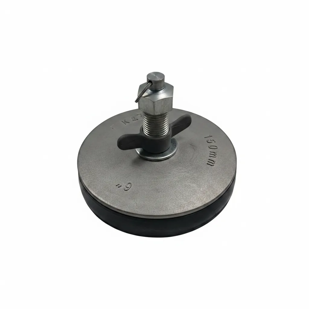 Krafft 150mm Die Cast Aluminium Test Plug for Plumbing and Drainage
