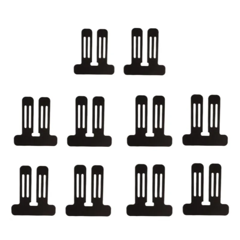 10Pcs Exercise Muscle Bandage,Precut Kinesiology Tape for Knees,Black