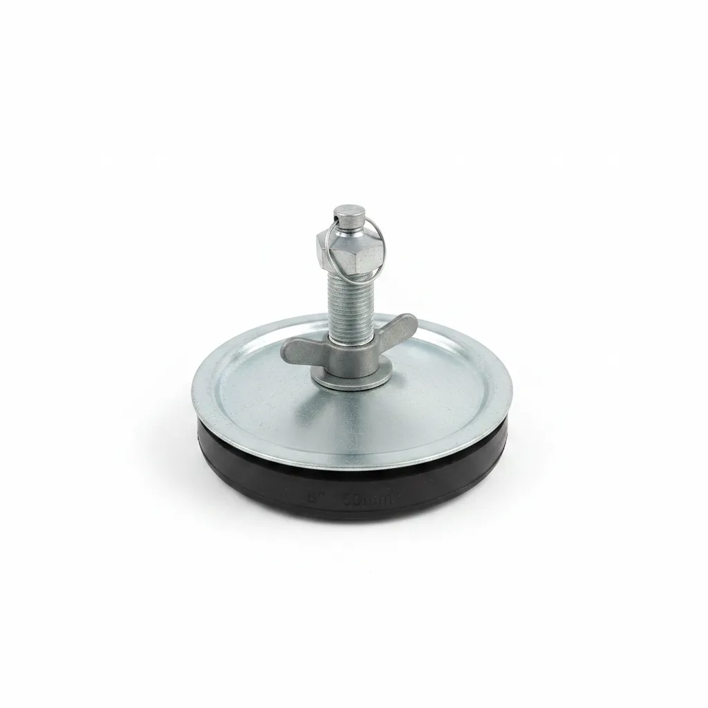 Krafft Steel Drain Test Plug 150mm for Air and Water Testing