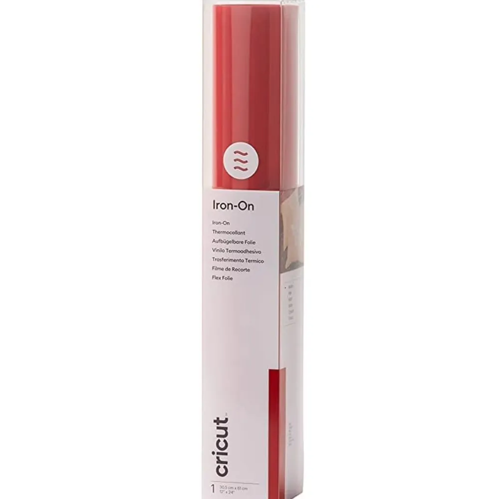 Cricut Everyday Iron-On Vinyl - Heat Transfer Vinyl 30x60cm (Red)