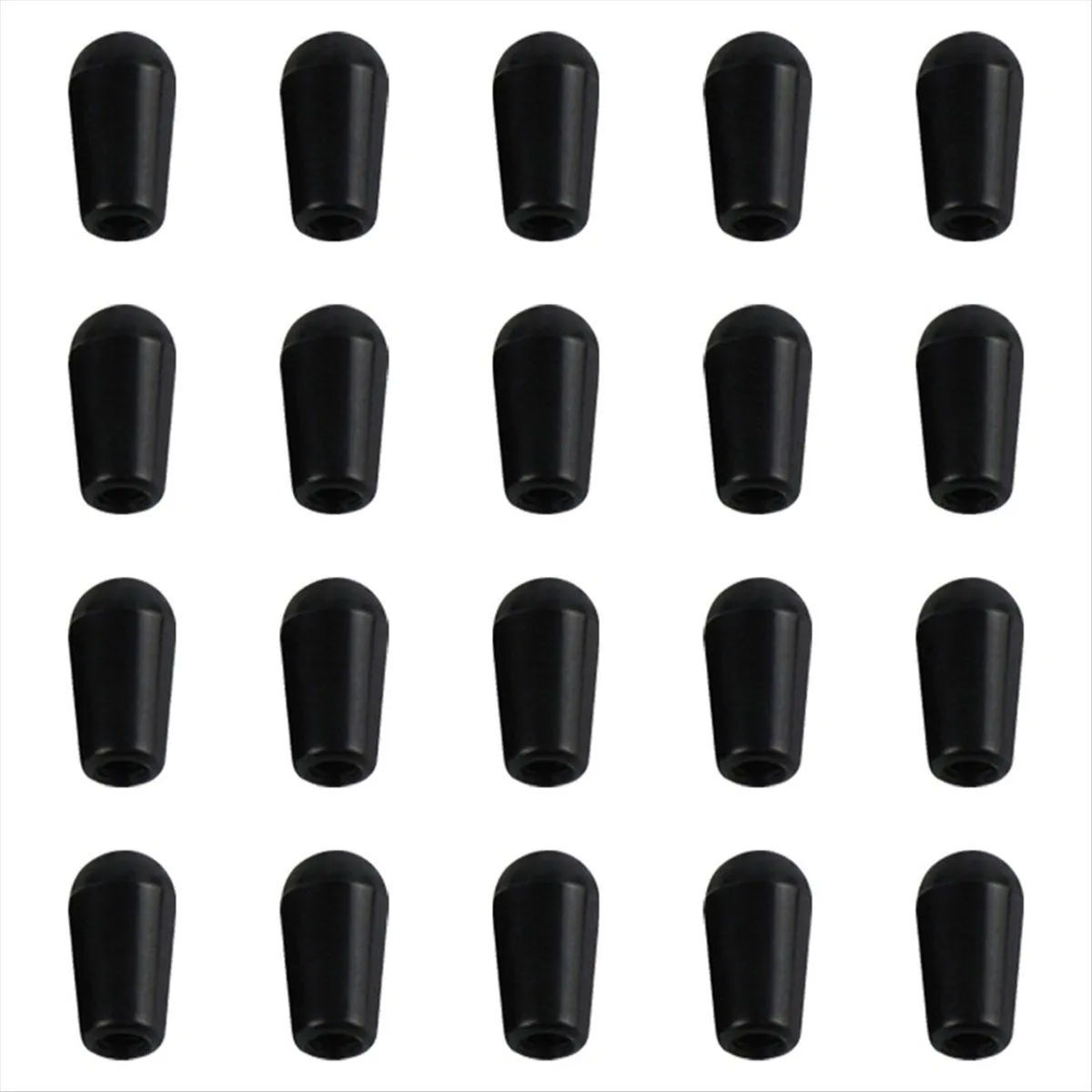 Black 20Pcs Metric M3.5/M4 Guitar 3 Way Toggle Switch Tip