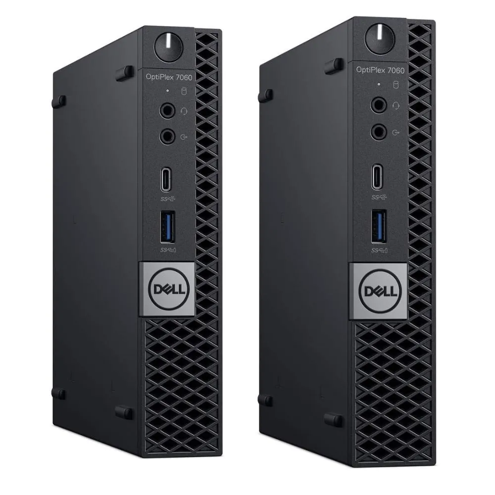 Certified Pre-Owned Dell OptiPlex 7060 MFF - Intel i5-8th Gen Pack of 2