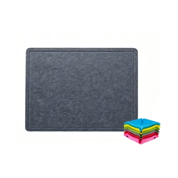 60×80cm Foldable Felt Puzzle Mat with 6 Color Sorting Trays