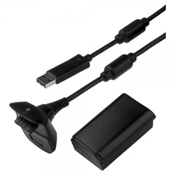 Xbox 360 Play & Charge Kit Black