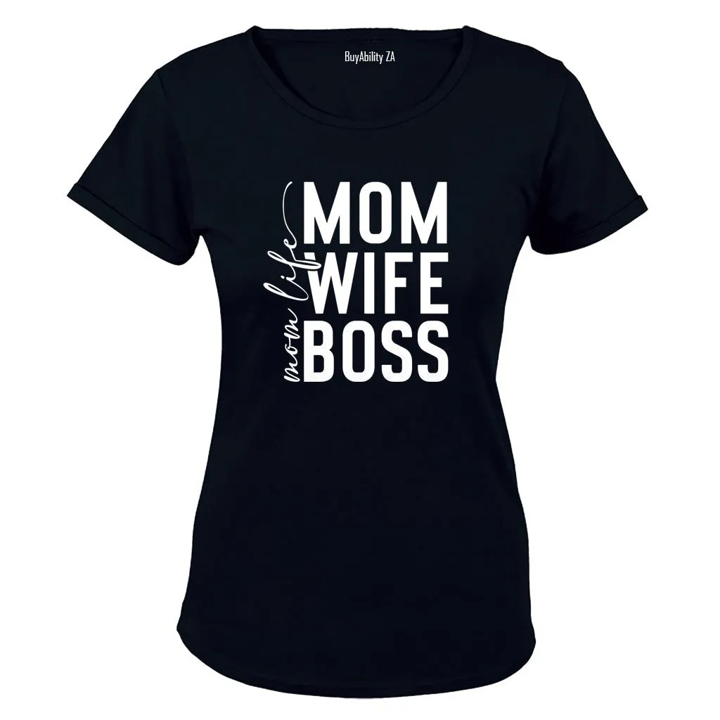 Mom Life Boss - Ladies - T-Shirt