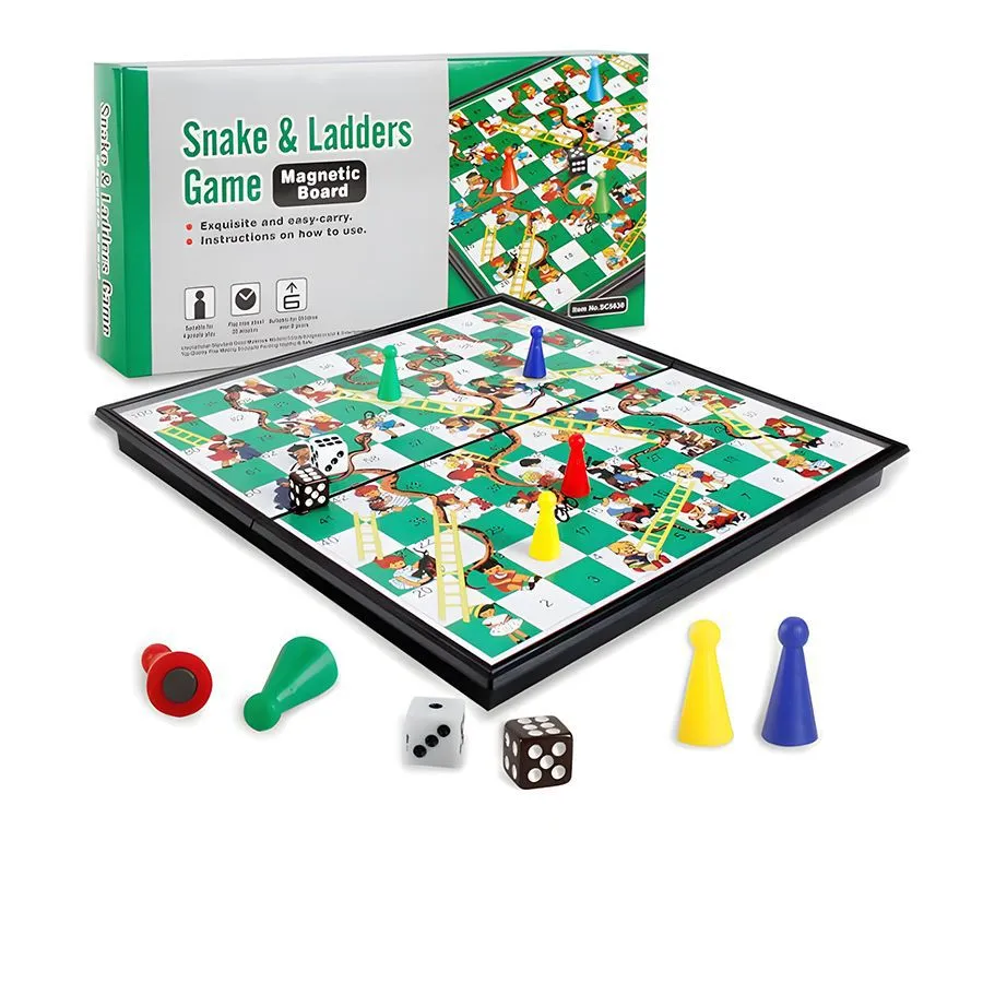 Durable Strategy Building Fun Snakes And Ladders Board Game