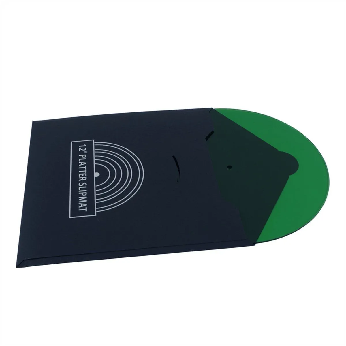 Green Acrylic Vinyl Record Mat Record Turntable Mat Anti-Noise