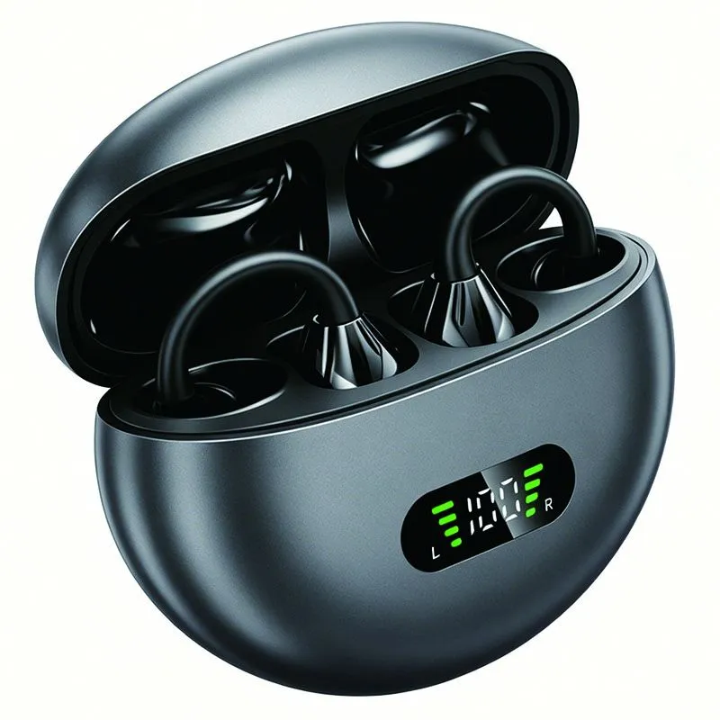 Office Bluetooth 5.4 Earbuds LED Wireless Work Earphones