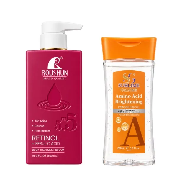 Sublime Galore - Retinol Body Cream & Amino Acid Body Oil Set