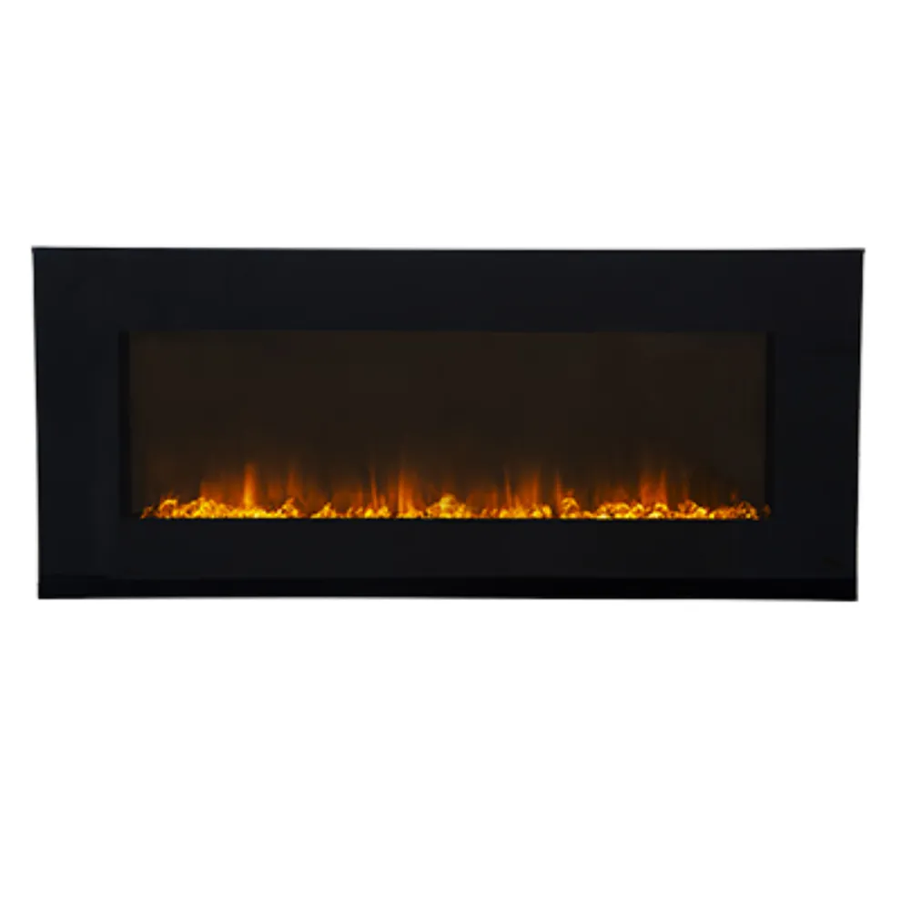 Flat LED Diamond Decorative Glass Fireplace