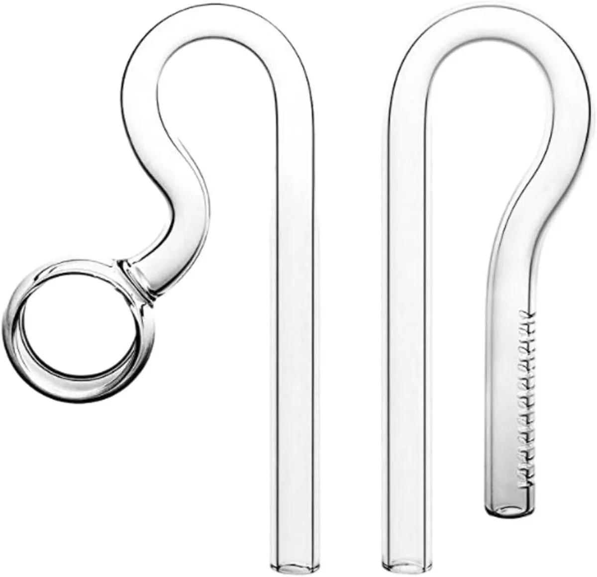 Leefasy Aquarium Tube Glass Lily Pipe in in/Out Clear Remove Oil Easy to