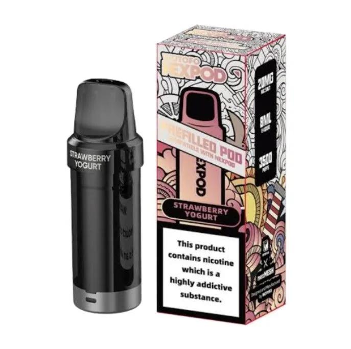 Wotofo Nexpod 5000 Puffs Disposable POD - Strawberry Yoghurt (Pack of 2)