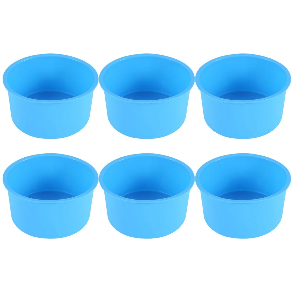 Silicone Mini Cake Molds 4 Inch Round Baking Pan Non-Stick Silicone Baking