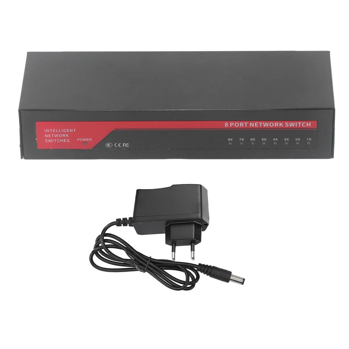8-Port Gigabit POE Switch Wall Mount