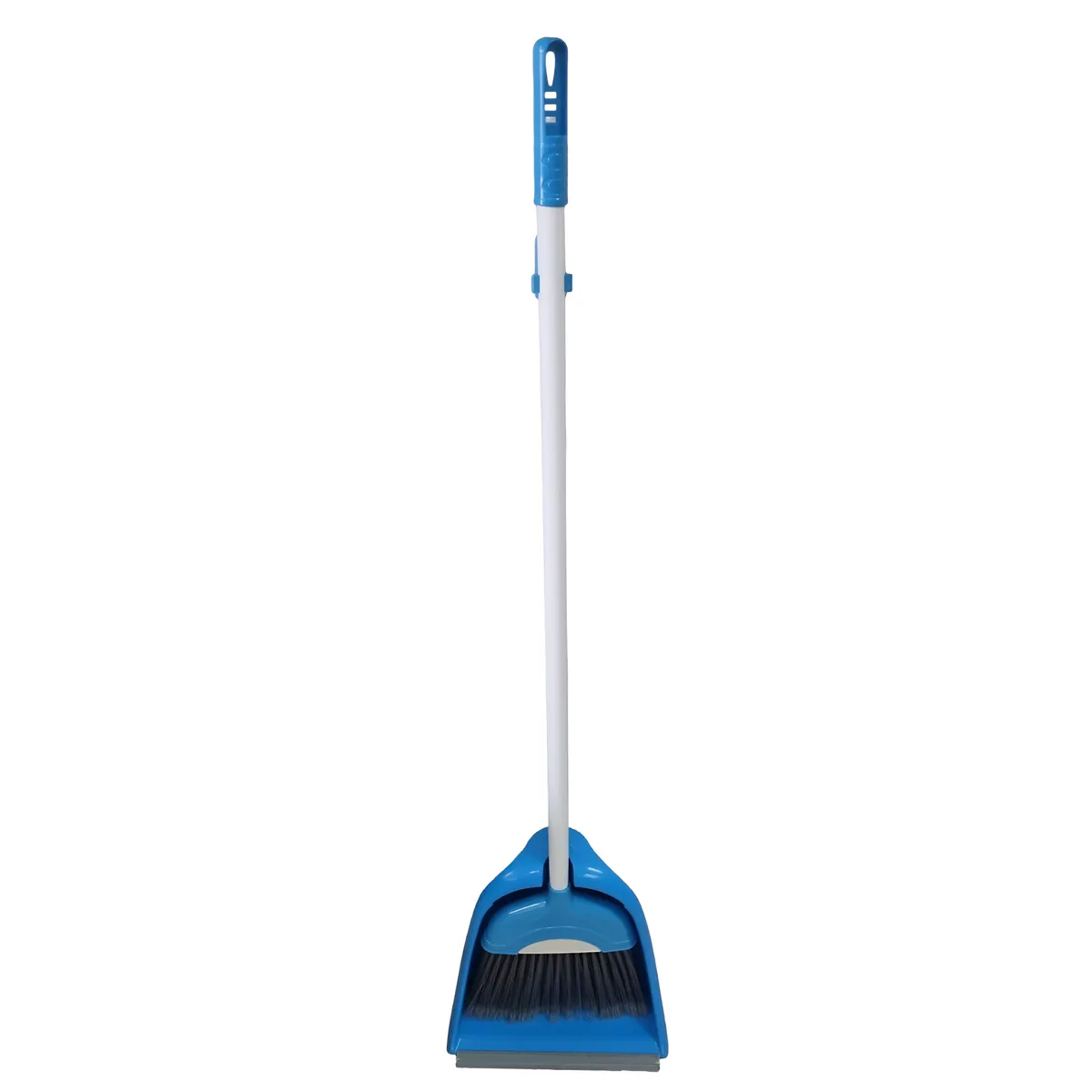 Long Handle Lobby Brush & Scoop (Oval)- Domestic Use - Blue