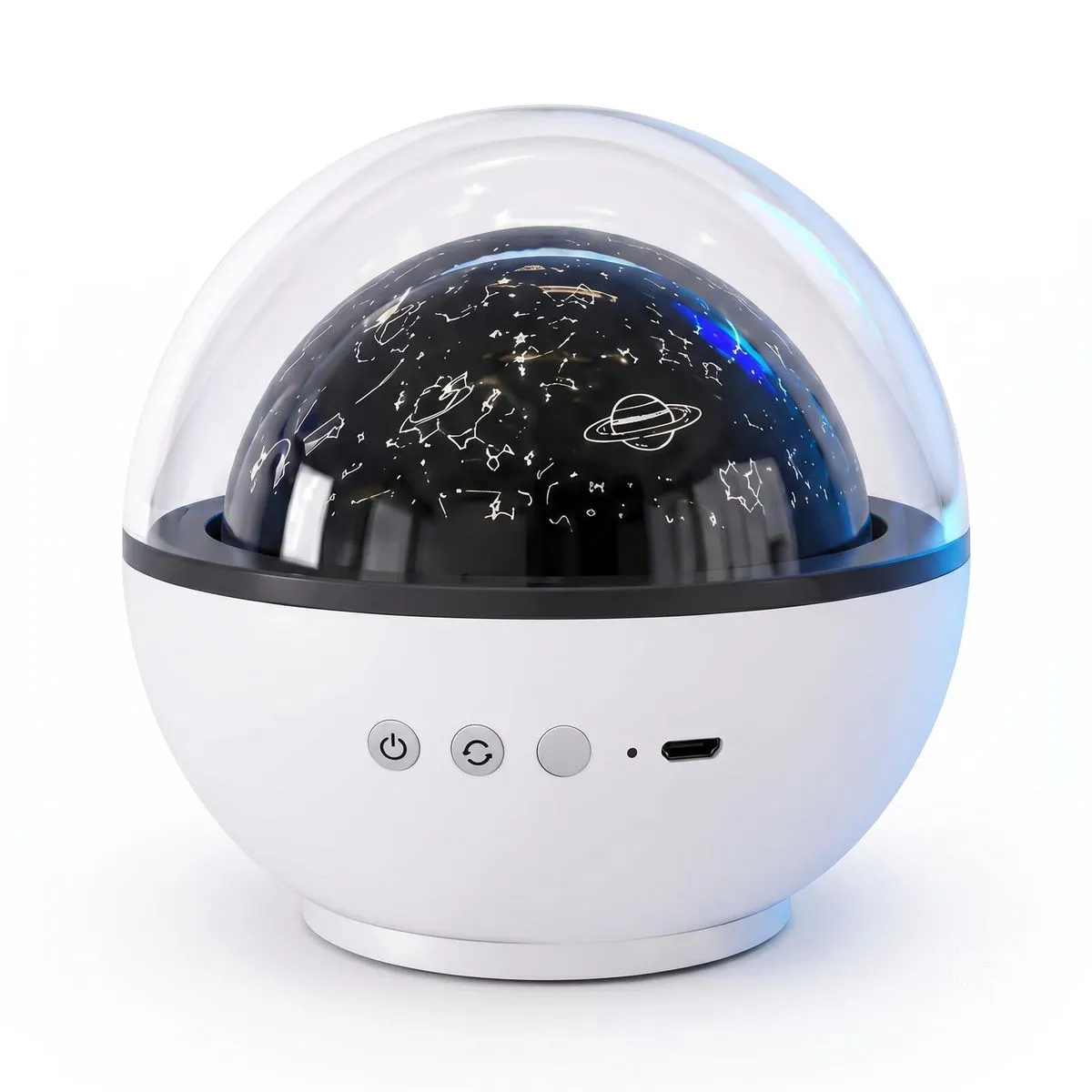 Starry Sky Projector Lamp With Rotating LED Night Light