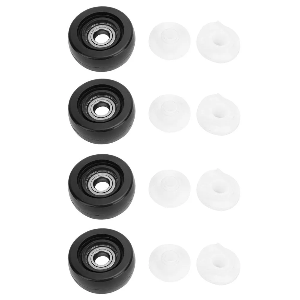 4Pcs Anti-Winding TPU Casters for Tool Cart with 6001ZZ Bearing