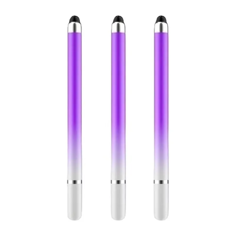 3pcs Dual-Tip Capacitive Stylus Pen for Painting and Office - Gradient purple