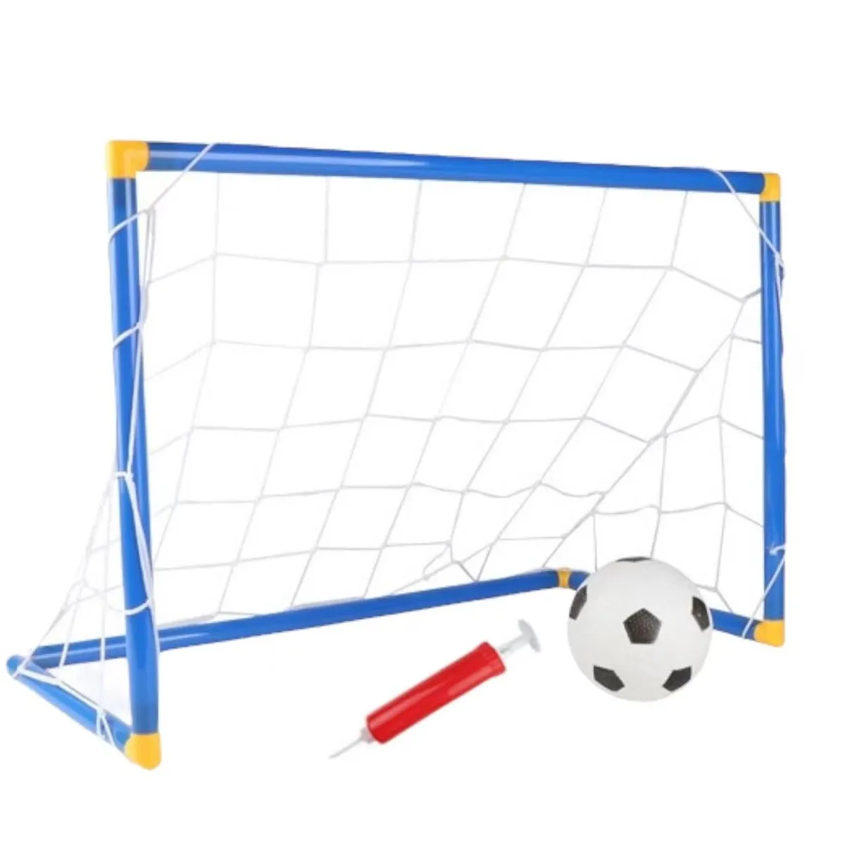 Easy Assembly Portable Kids Football Play Set Soccer Net Set 108x78x72cm
