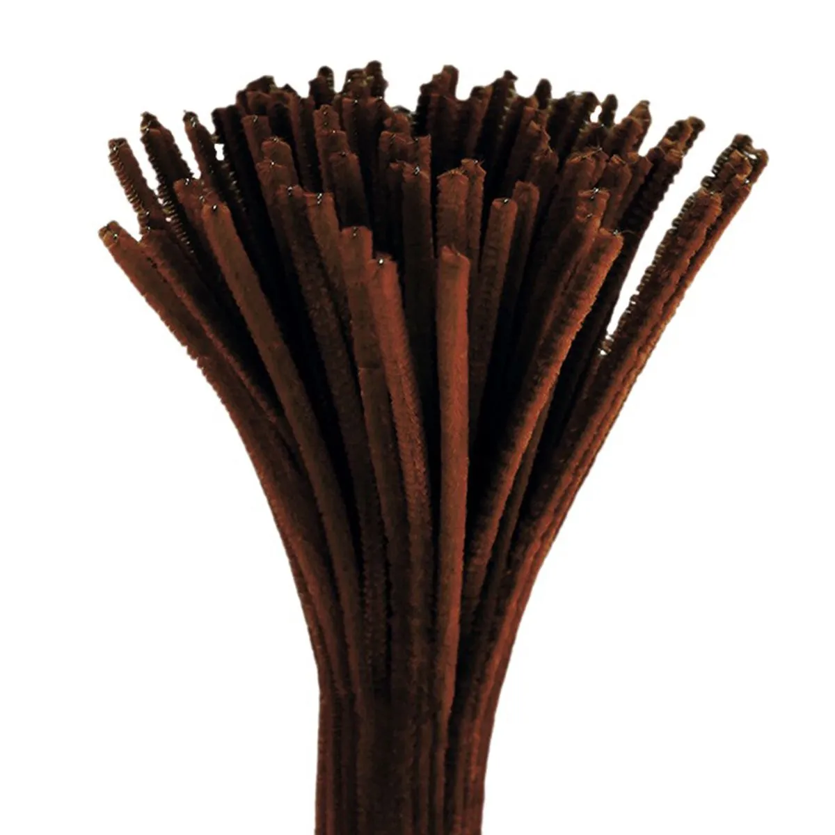 Craft DIY Art Assorted Colourful Pipe Cleaner Chenille Stems - 100pcs - Black