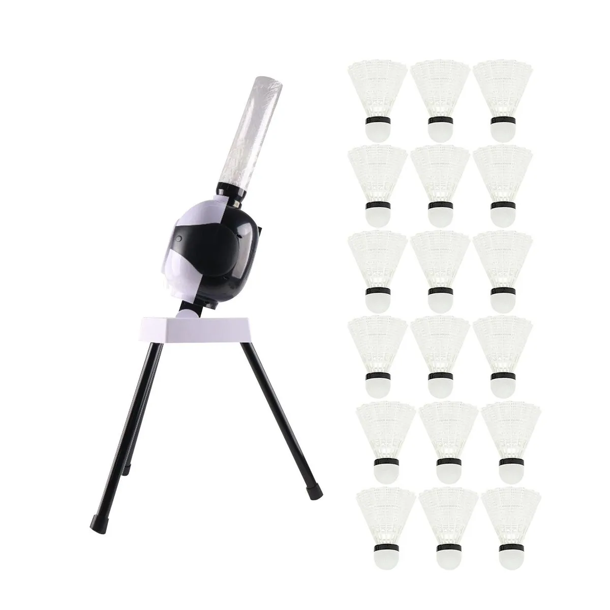 Badminton Serve Machine Sports Game Badminton Trainer for Adults Kids