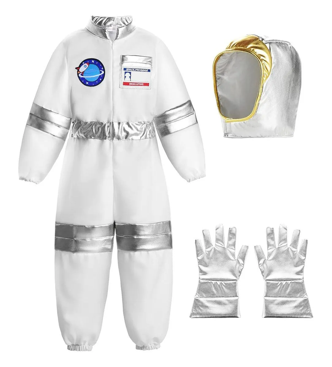 Astronaut Costume Kids Space Jumpsuit - 12-14 Years - Boys