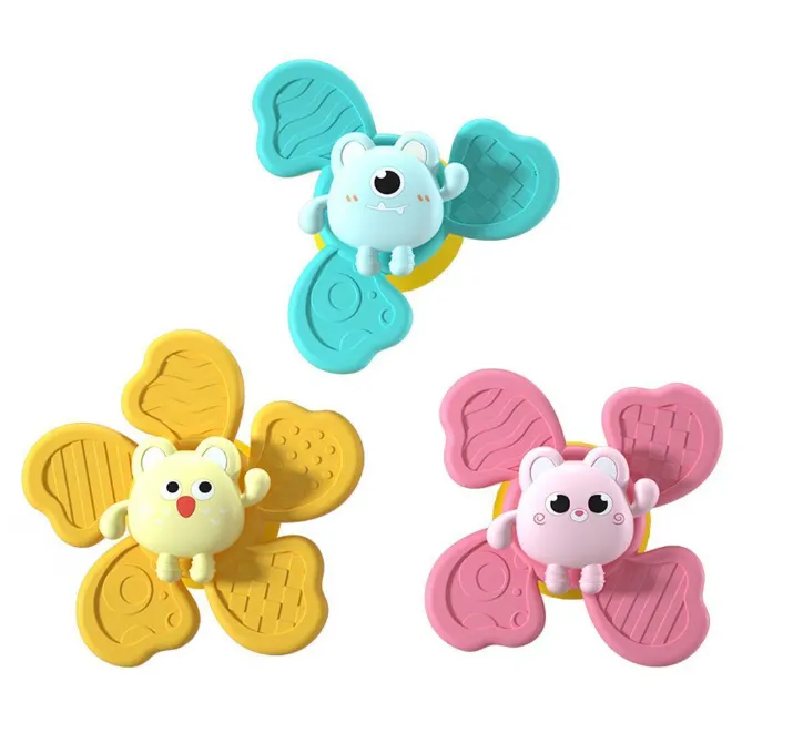 Fidget Spinner Bath Toy for Baby - Set of 3
