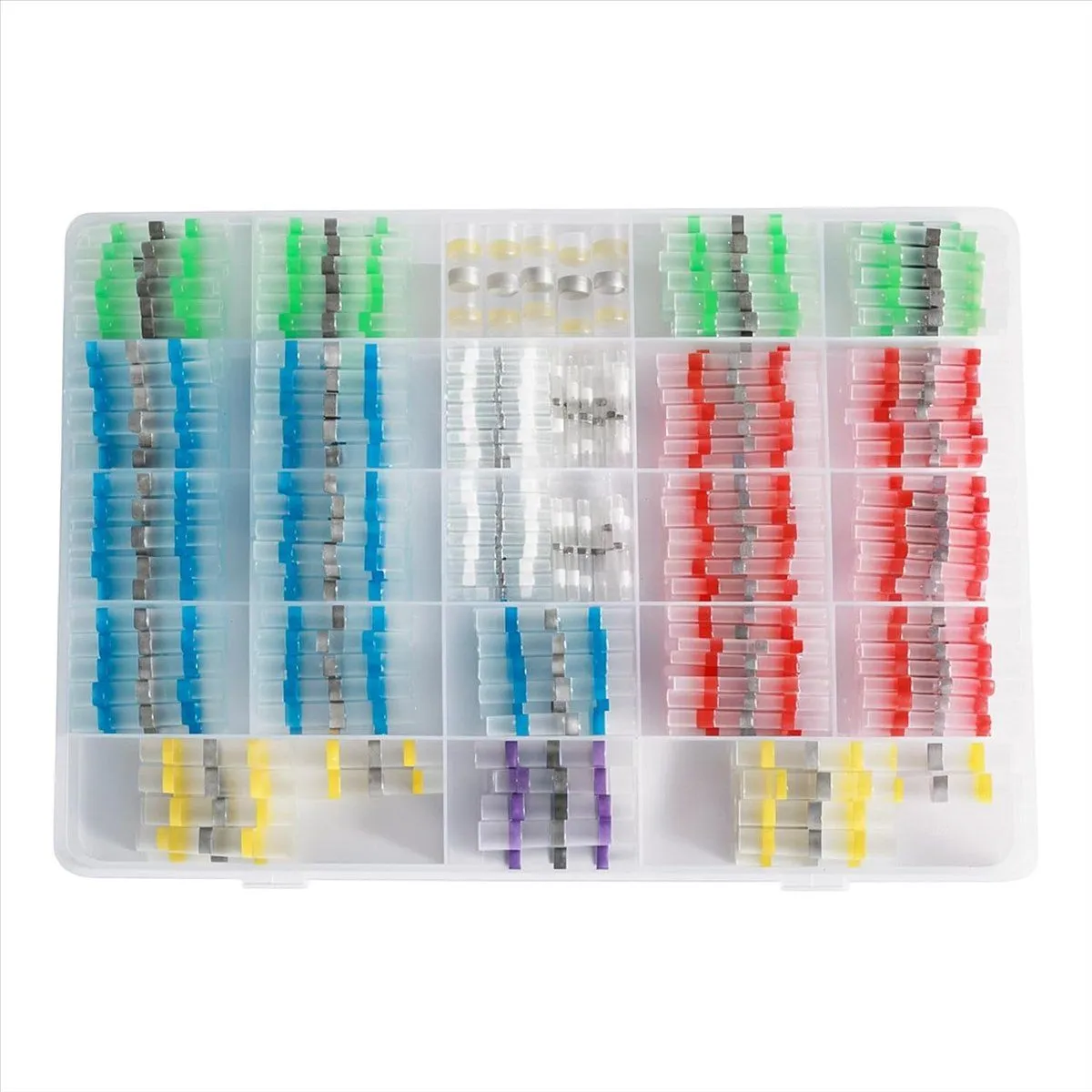 400Pc Solder Connectors With Heat Shrink For Sealing Wire Connections