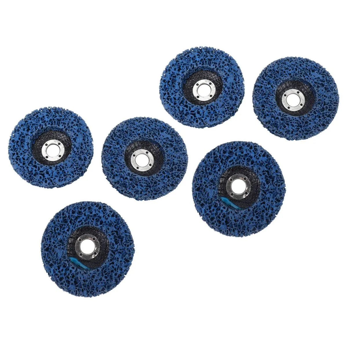 6 Pcs Rust Stripper Strip Discs For 4 X 5/8 Inch Angle Grinder