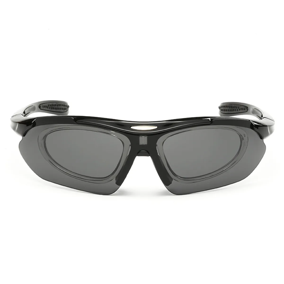 Polarized Bicycle Sunglasses MTB Cycling Eyewear Ultimate Sports Protection - Black