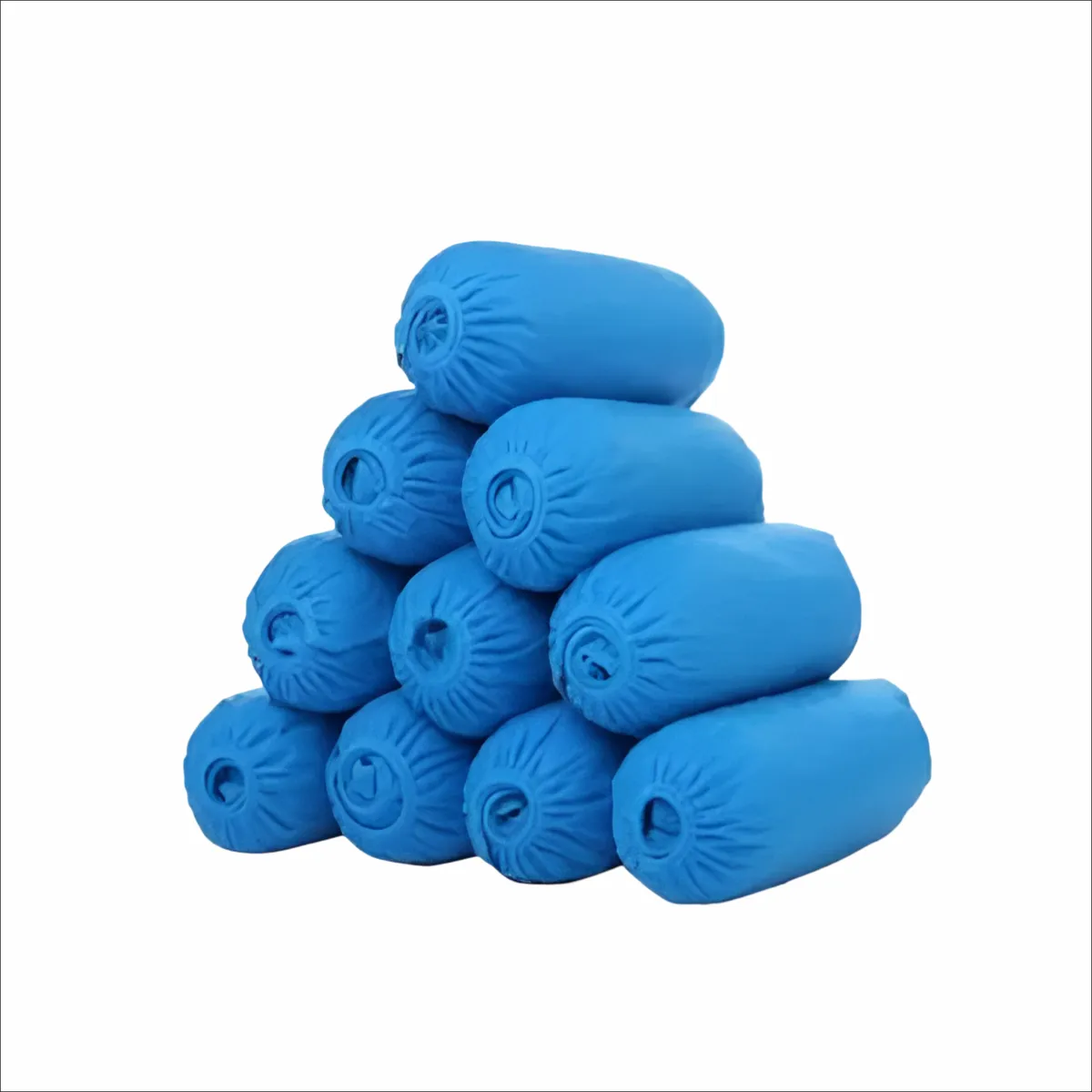 500 Pack - Blue Non-Woven Disposable Shoe Covers