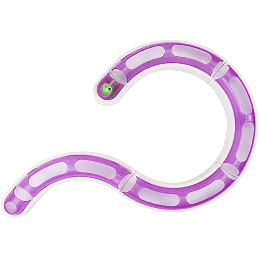 Round Shape Pet Cats Toys Interactive Track Ball Play Tunnel Toy