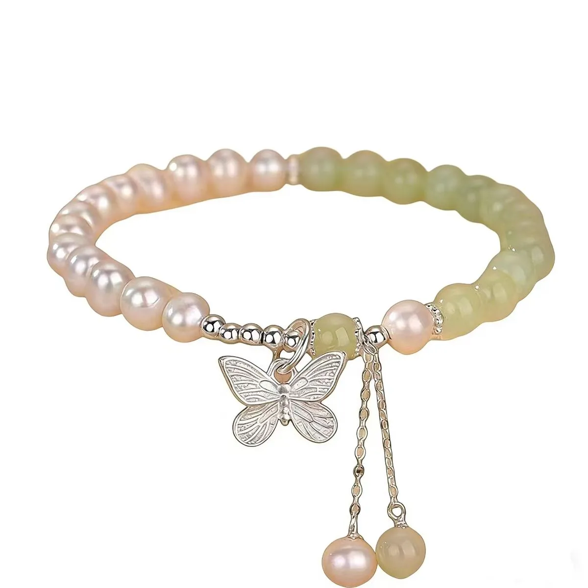 Women, Girls Birko-flor, Synthetic Spring Clasp Pearl Bracelets