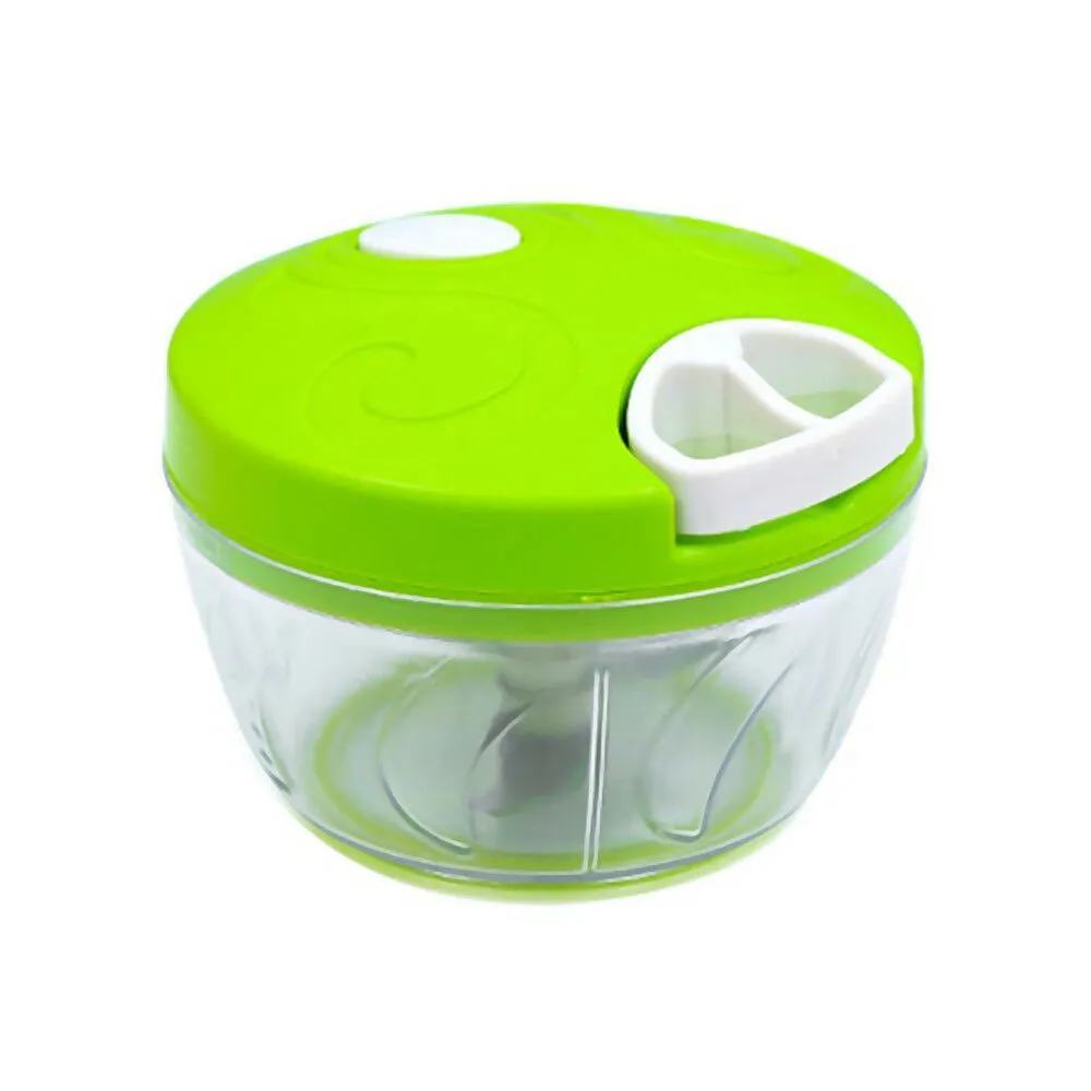 Fervour Multi-functional Manual Vegetable & Fruit Chopper, Grinder, Food Processor (Green)