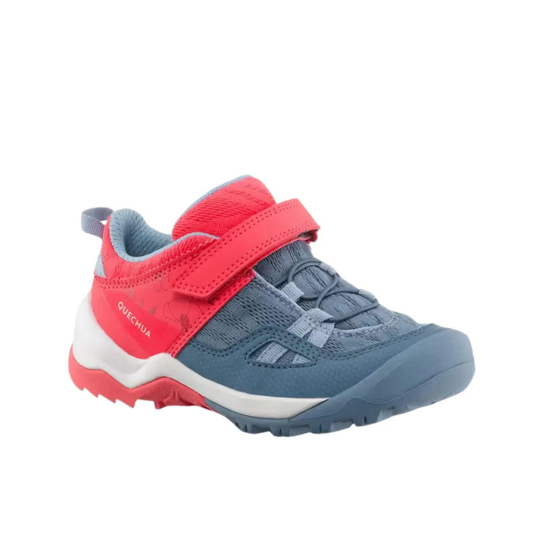 Quechua Children's Hiking Boots with Riptab System Size C6 -1 - pink blue
