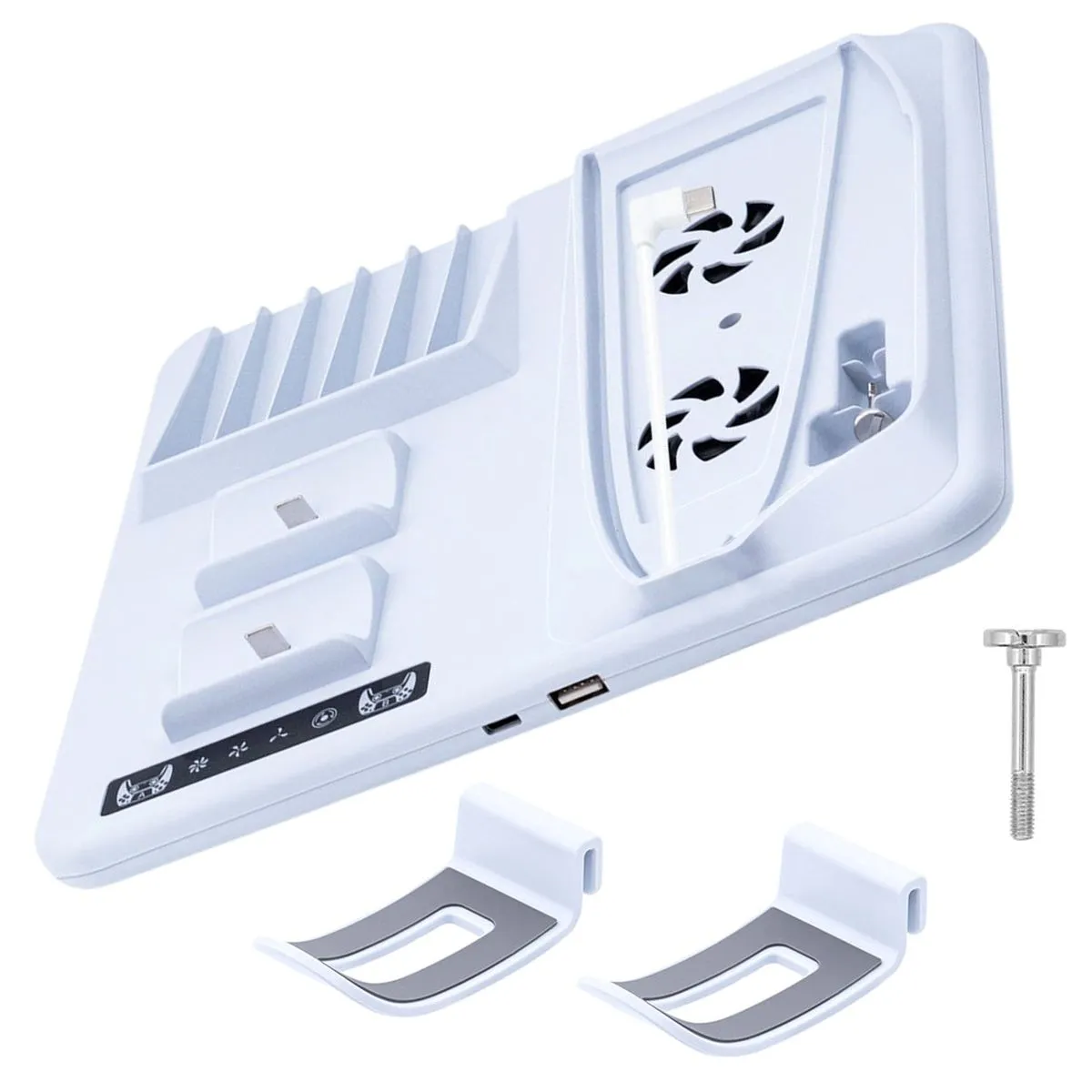 Cooling & Charging Stand Compatible With PS5 Slim Disc & Digital Edition