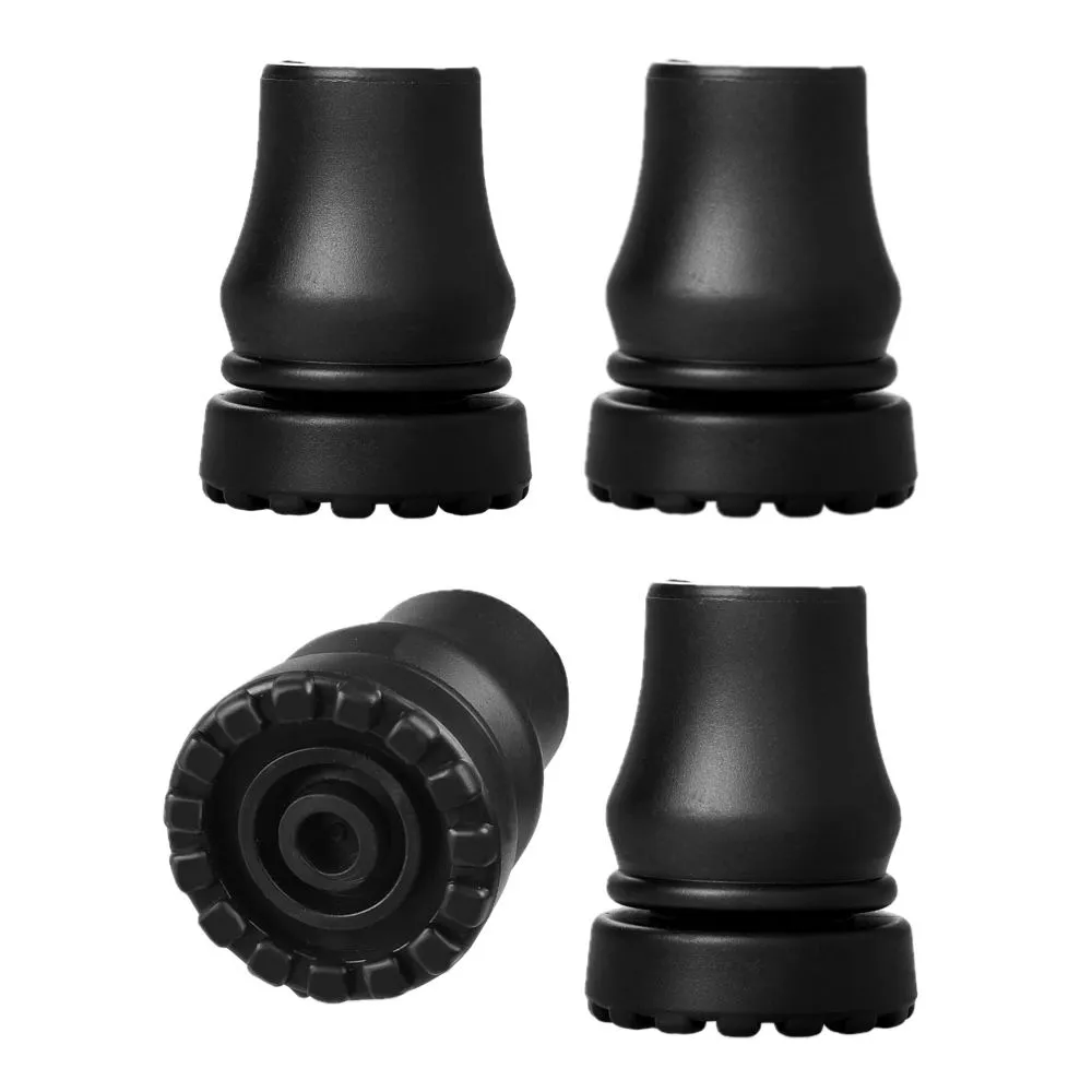 Tool Heavy Duty Walking Cane Crutch Rubber Tip Replacement 4 Pieces(5cm)