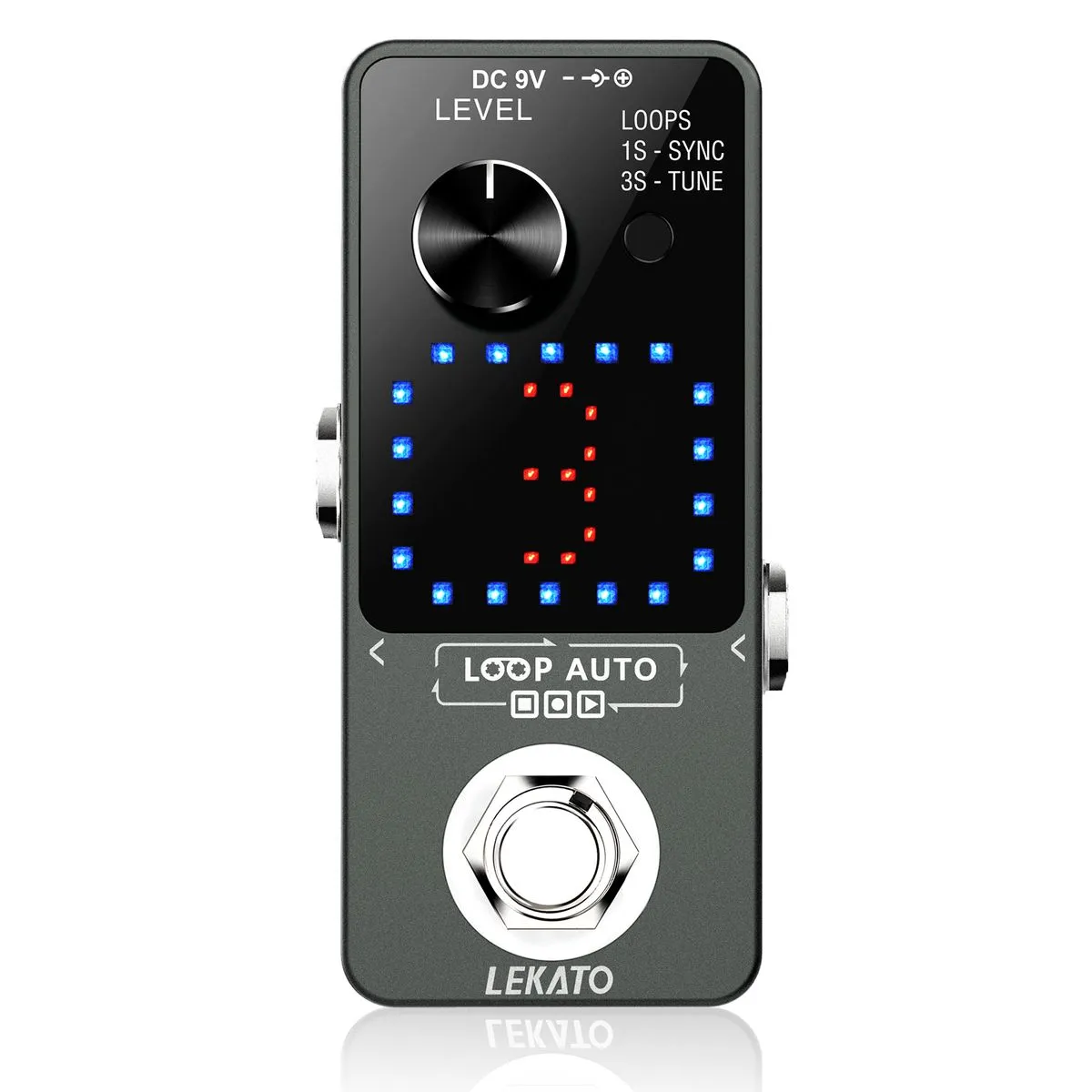 LEKATO Looper Pedal Guitar with SYNC & Tuner Function