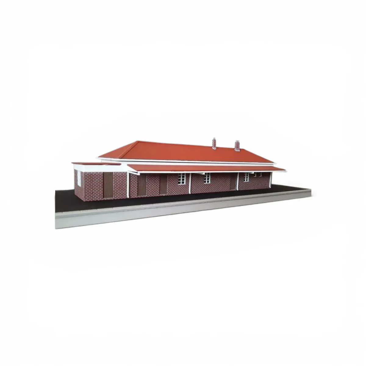 South African Model Trains : Middeldrift Station SAR HO Building