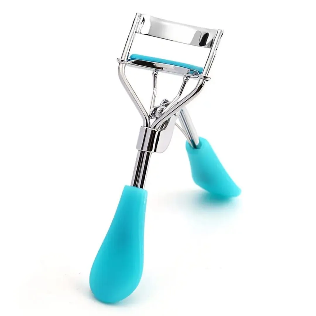 Silicone-padded Enhances Long-lasting Eyelash Curler Beauty Tool - Blue