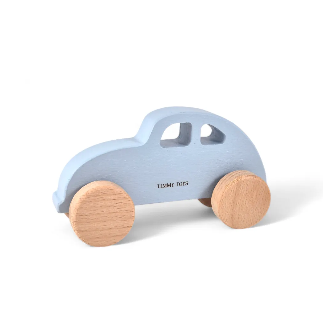 Timmy Toys Classic Car Wooden Baby Toy - Blue
