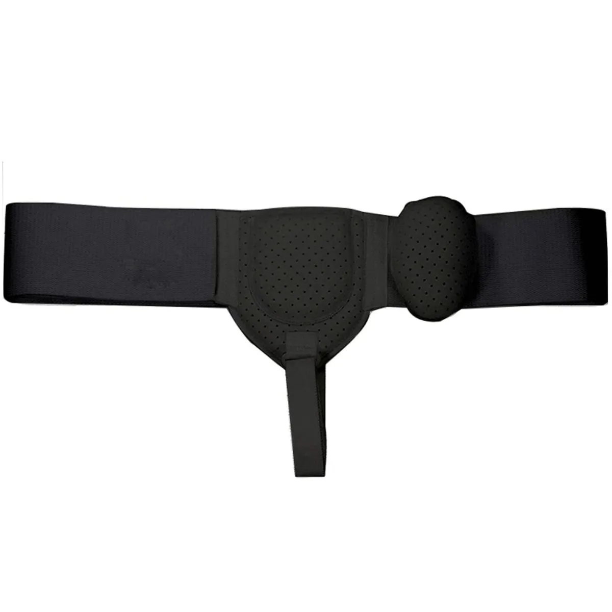 Hernia truss belt adult inguinal single hernia fixation belt - Black