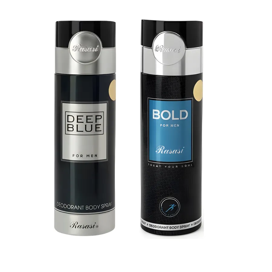 Rasasi - DEO DEEP BLUE & SPORTS BOLD 200ml Bundle - For Him